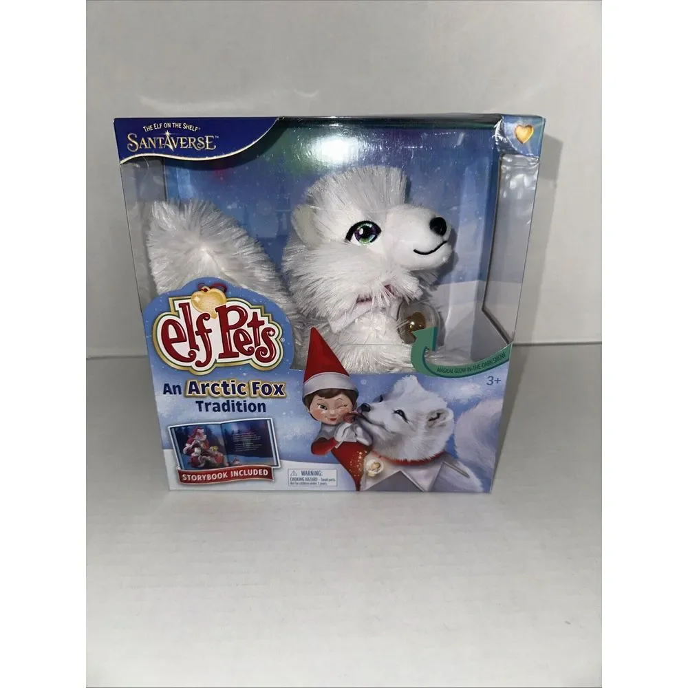 Elf On The Shelf Elf Pets Arctic Fox Tradition Plush Toy &‎ Book